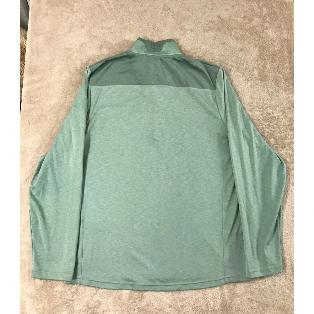 Vineyard Vines Mens OTG Shep Shirt size M Green Quarter‎ Zip Pullover 1k001366